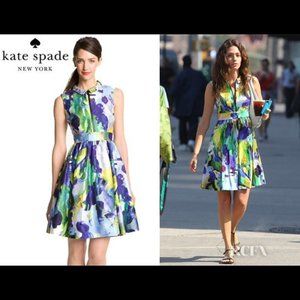 Kate Spade Carissa Watercolor Floral Dress